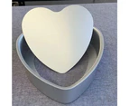 6inch Anode Heart Pan with Loose Base 142*134*55 0.8mm thick