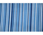 270x360cm Zenith Blue Stripes Foldable Waterproof Large Recycled Plastic outdoor Rug Camping Mat