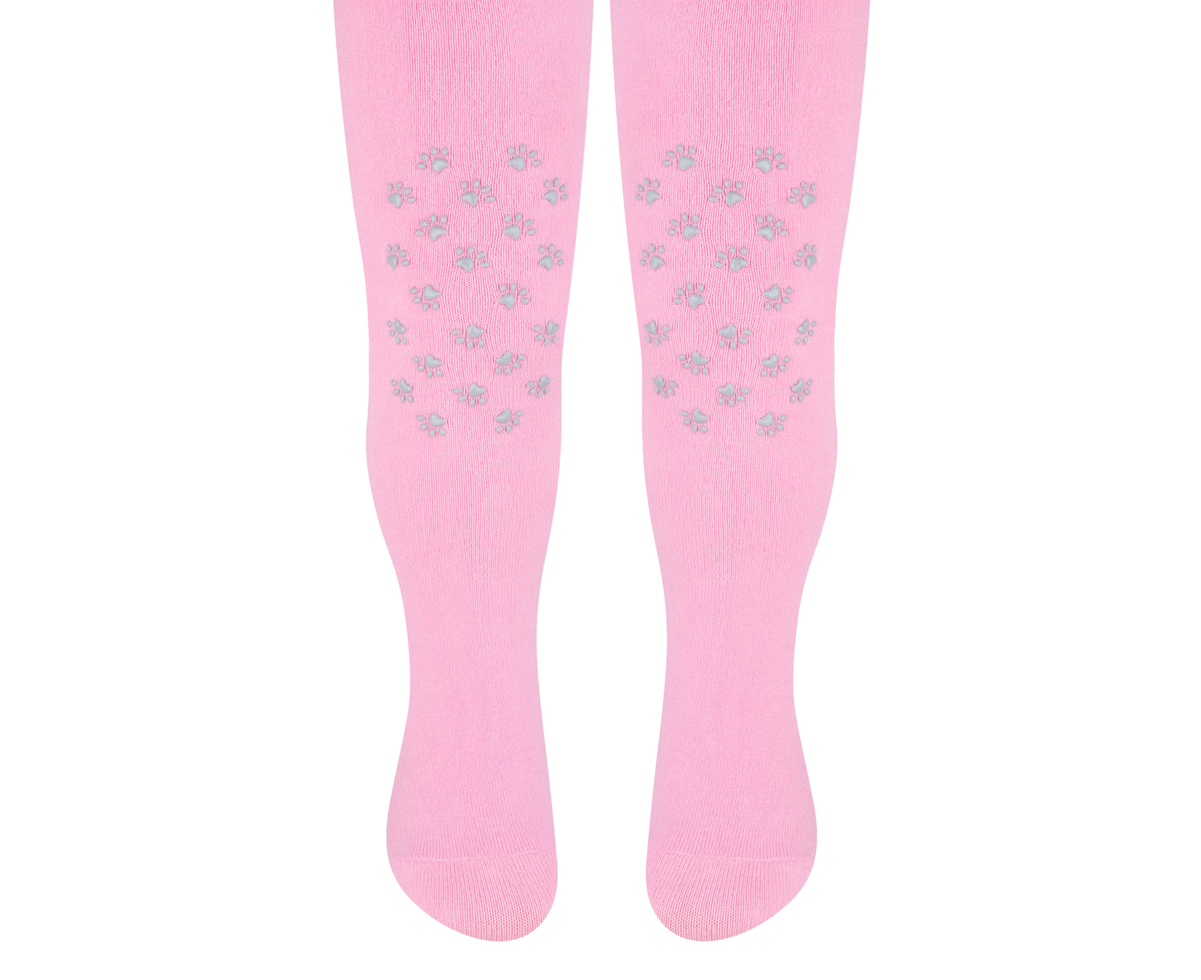 Baby Tights with Grips Steven Cotton Soft AntiSlip Tights with Stars, Hearts, and Paw