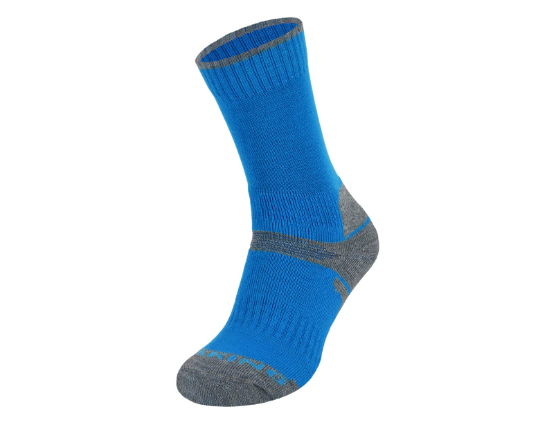 Kids Merino Wool Hiking Socks | Comodo | Breathable Outdoor Lightweight Anti Blister Socks - Blue - Blue