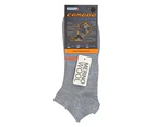Merino Wool Running Socks | Comodo | Lightweight Cushioned Ankle Sport Socks for Men & Women - Grey - Grey