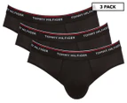 Tommy Hilfiger Men's Microfibre Boxer Briefs 3-Pack - Black