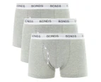 6 x Mens Bonds Guyfront Trunks Underwear Undies Grey Marle Cotton/Elastane - Grey Marle