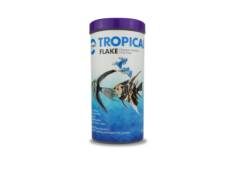 Pisces Aquatics Tropical Flake Food 180G (PACO12)