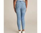 Dannii Minogue Petites High Waist Skinny Denim Jeans - Blue