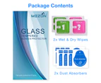 [2 Pack] MEZON Full Coverage OPPO AX5s Tempered Glass Crystal Clear Premium 9H HD Screen Protector (OPPO AX5s, 9H Full)