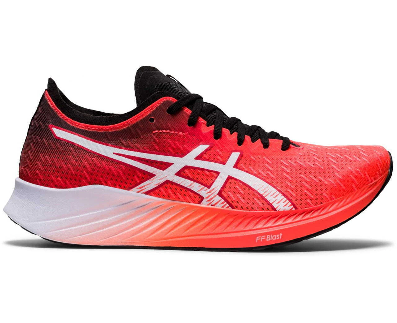 Asics Women's Magic Speed Neutral Running Shoes Runners - Sunrise Red/White