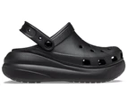 Crocs Classic Crush Platform Clog Sandals - Black