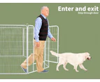 Pawz 8 Panel 40'' Pet Dog Playpen Puppy Exercise Cage Enclosure Fence Metal