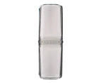 1 Set Toothbrush Holder Shock-proof Leak-proof Good Sealing Strong Loading Dustproof Transparent Visible Mouthwash Cup Travel Supply - Grey