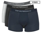 Emporio Armani Men's Boxer Briefs 3-Pack - Grey/Black/Navy