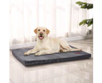 Dog Calming Bed Warm Soft Plush Comfy Sleeping Memory Foam Mattress Alex XL Grey