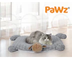 PaWz Pet Bed Cat Calming Beds Dog Squeaky Toys Cushion Puppy Kennel Mat Grey M