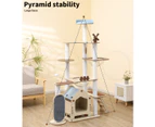 Pawz Cat Tree Scratching Post Scratcher Cats Tower Wood Condo Toys House 168cm