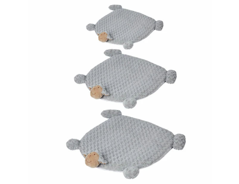 PaWz Pet Bed Cat Calming Beds Dog Squeaky Toys Cushion Puppy Kennel Mat Grey M