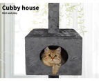 Pawz Cat Tree Scratching Post Scratcher Tower Condo Furniture 248-288cm Grey - 248-288cm Cat Tree Grey