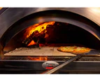 Stainless Steel Pizza Oven Log Holder | Heat Deflector & Flame Shield