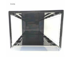 5x Extra Large Plastic Shoe Box Stackable Clear Storage Container Heavy Duty Blk