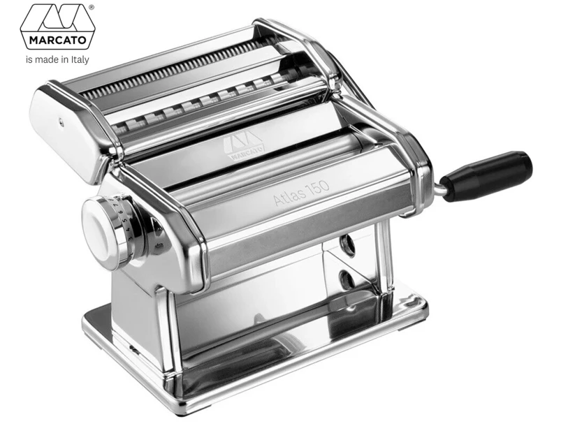Marcato Atlas 150 Pasta Machine w/ attachment- Silver