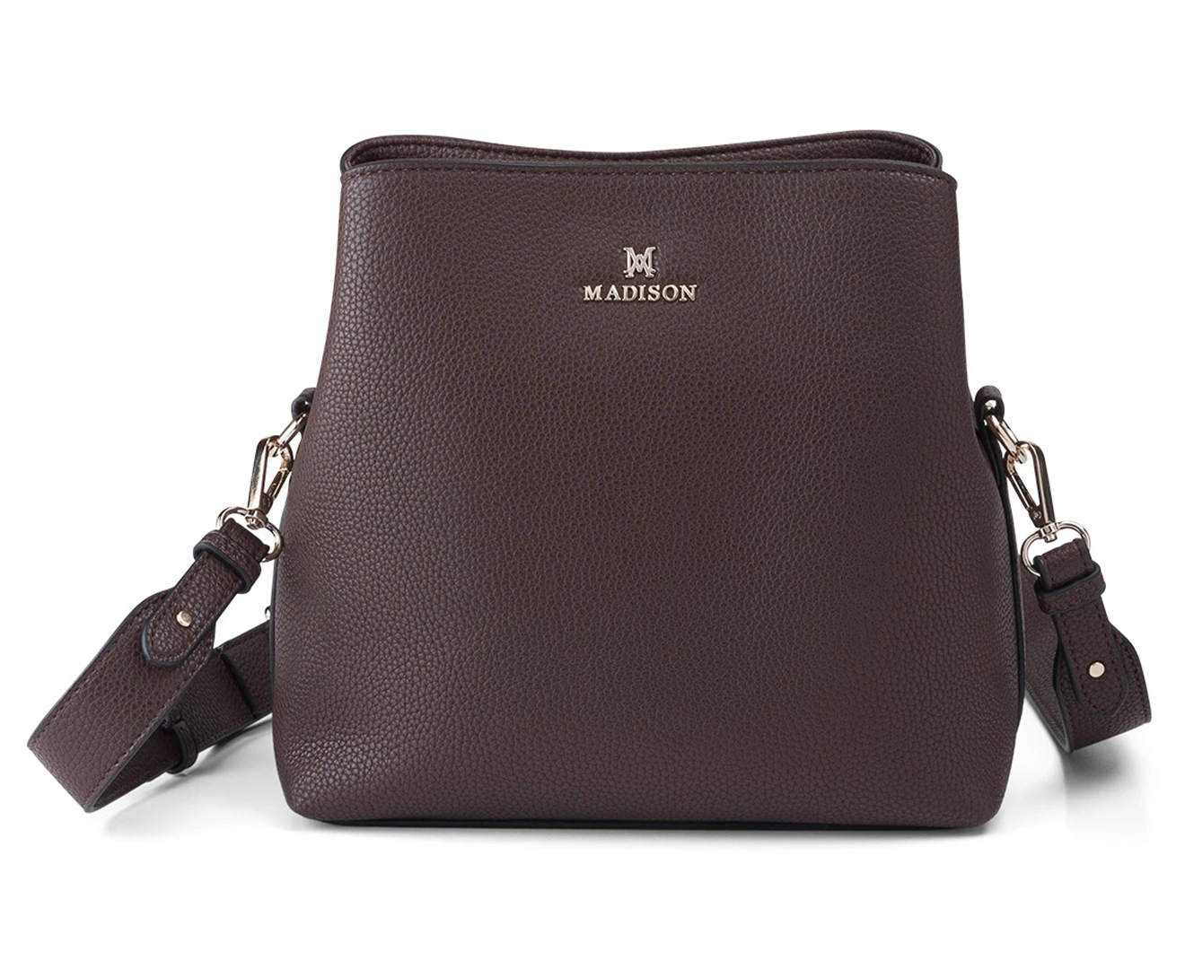 Madison Joanie 3-Compartment Crossbody Bag - Chocolate