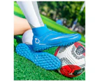 Children's Football Boots Long Spikes Soccer Shoes Men's Society Cleats - Blue1