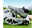 Men Soccer Cleats Professional Children'S Football Shoes Tf Fg Soccer Boots - Black