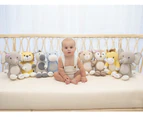 Living Textiles Baby/Newborn/Infant Cotton Knitted Character Toy Leo the Lion