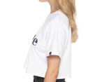 Ellesse Women's Alberta Crop Tee / T-Shirt / Tshirt - White