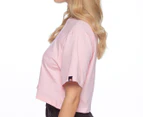 Ellesse Women's Fireball Crop Tee / T-Shirt / Tshirt - Light Pink