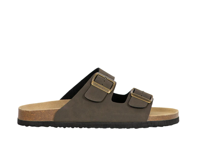 Reid Olympus Slip on Slide Sandal Men's  - Brown