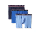 Tommy Hilfiger Men's Cotton Stretch Boxer Brief 3-Pack - Persian Blue