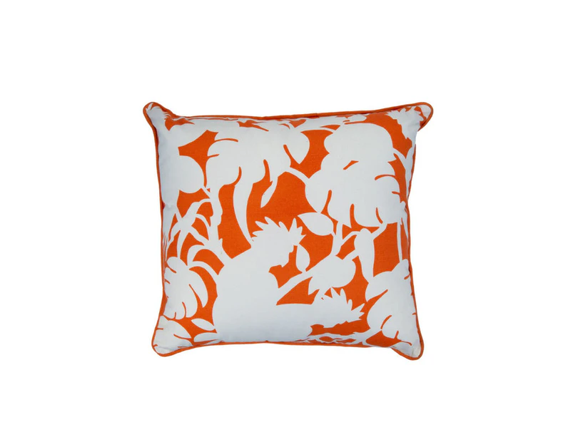 Cockatoo Orange Cushion 50x50