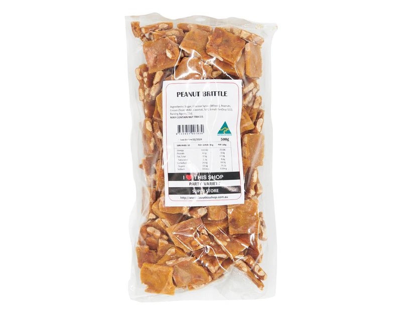 500g Peanut Brittle