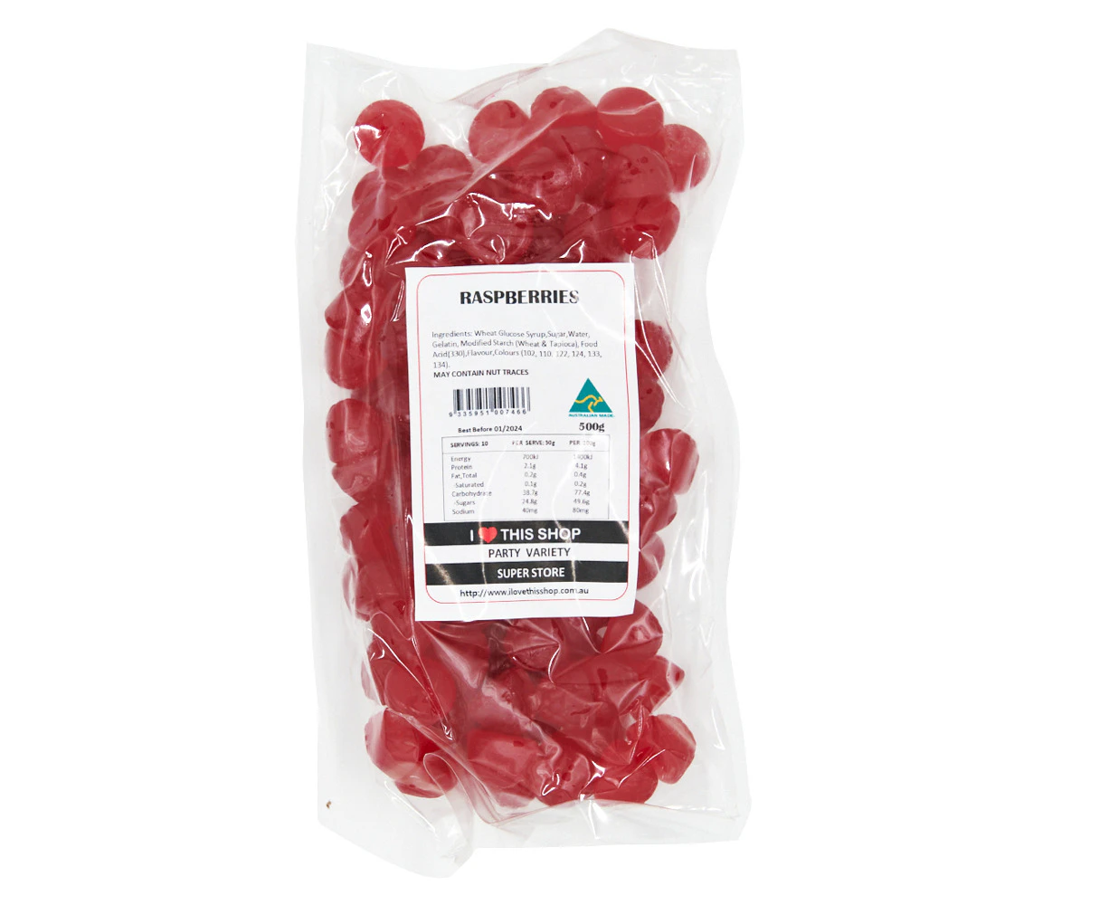 500g Raspberries