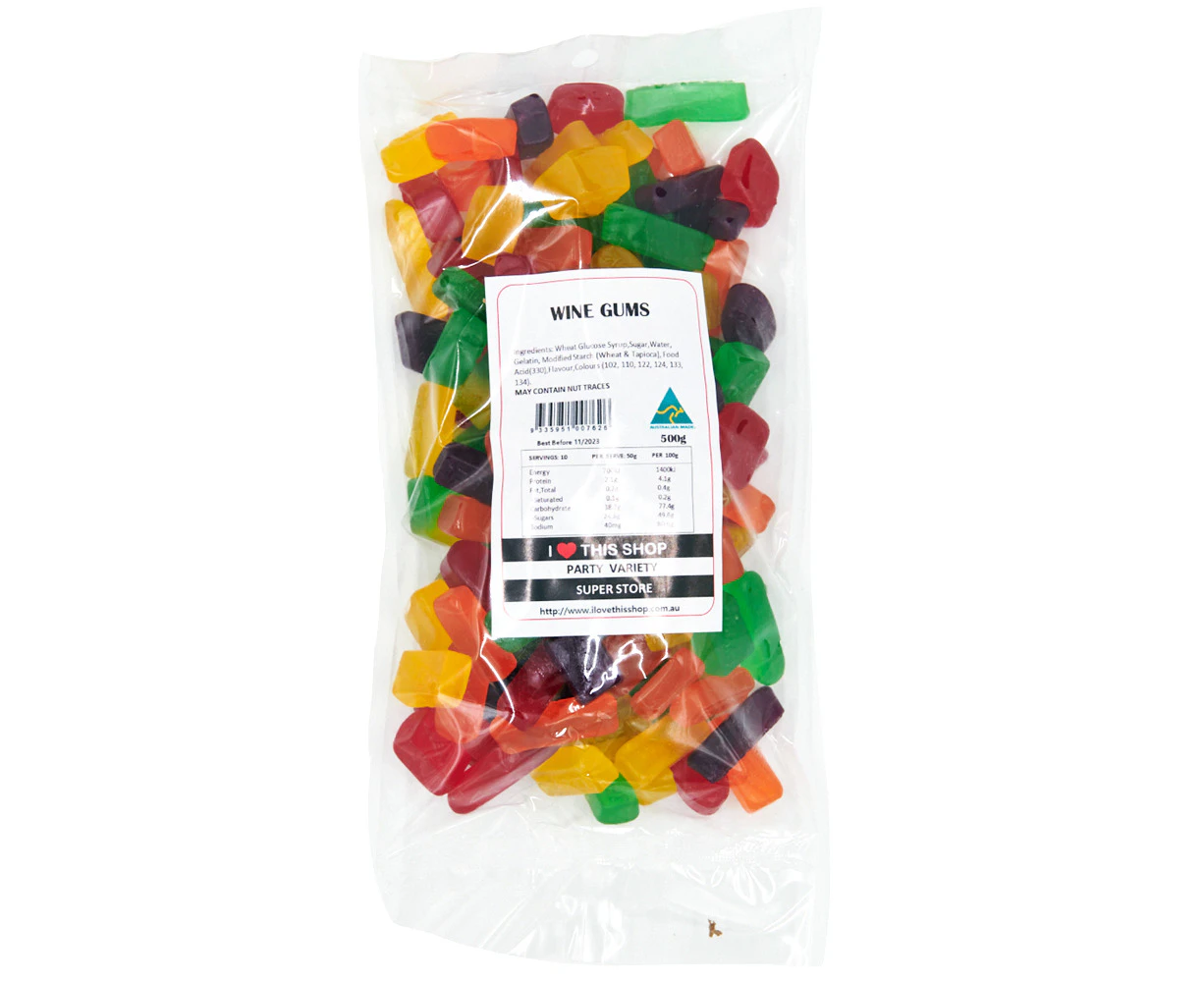 500g Wine Gums