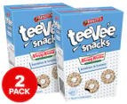 2 x Arnott's TeeVee Snacks Biscuits Krispy Kreme Kookies & Kreme 165g