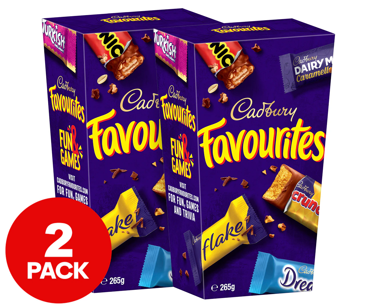 2 x Cadbury Favourites 265g