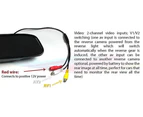 Elinz 4.3" Colour Digital TFT LCD Screen Car Rearview Mirror Monitor Reversing Camera