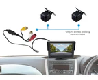 Elinz 4.3" LCD Monitor 12V Wireless Car Rearview Kit CMOS Car UTE Van SUV Reversing Camera