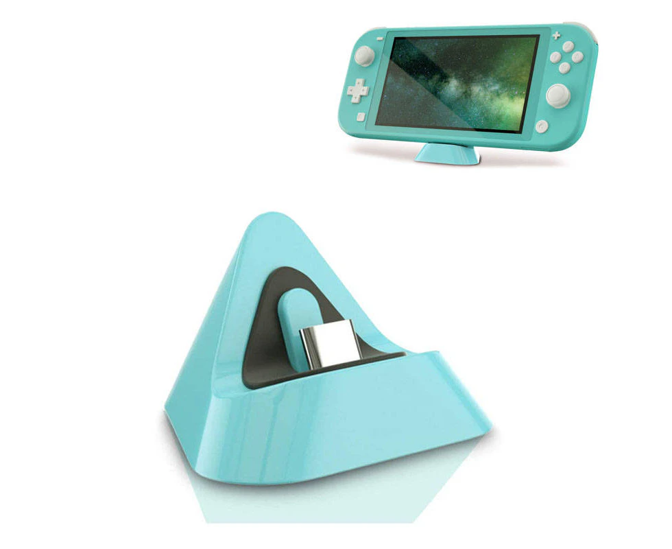 Ymall Charging Dock with Type C Port for Nintendo Switch lite-Blue