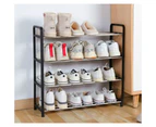 Shoe Rack Storage Organizer Shelf Stand Shelves Tiers Layers Shoe Storage - 3 to 5 Tiers