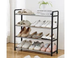Shoe Rack Storage Organizer Shelf Stand Shelves Tiers Layers Shoe Storage - 3 to 5 Tiers