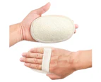 10 Packs Exfoliating Loofah Sponge Pads,large 4x5.7-100% Natural Luffa And Terry Cloth Materials,loofa Sponge Scrubber Body Glove Close Skin Compatibl