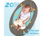 Electric Baby Rocking Chair Baby Swing Cradle Bed Bouncer Seat with Music Blue