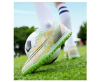 Men Professional Field Soccer Cleats Long Spike Football Boots Low Top Soccer Shoes - Green1