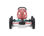 Berg Buddy Lua 2.0 Kids/Children's Pedal Go Kart Ride On Toy Pink/Mint 3-8y