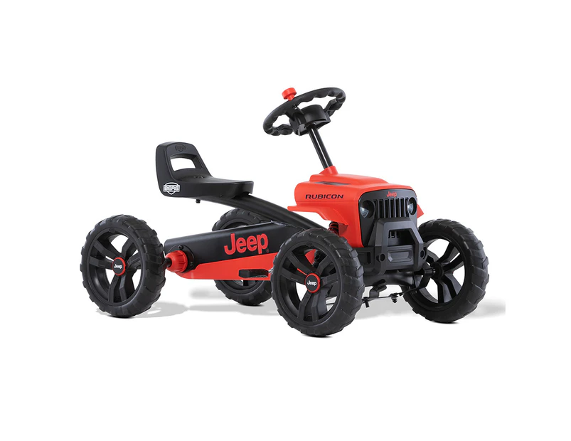 Berg Jeep Rubicon Buzzy Kids/Children's Pedal Go Kart Ride On Toy Red 2-5y