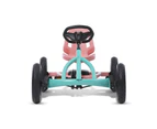 Berg Buddy Lua 2.0 Kids/Children's Pedal Go Kart Ride On Toy Pink/Mint 3-8y