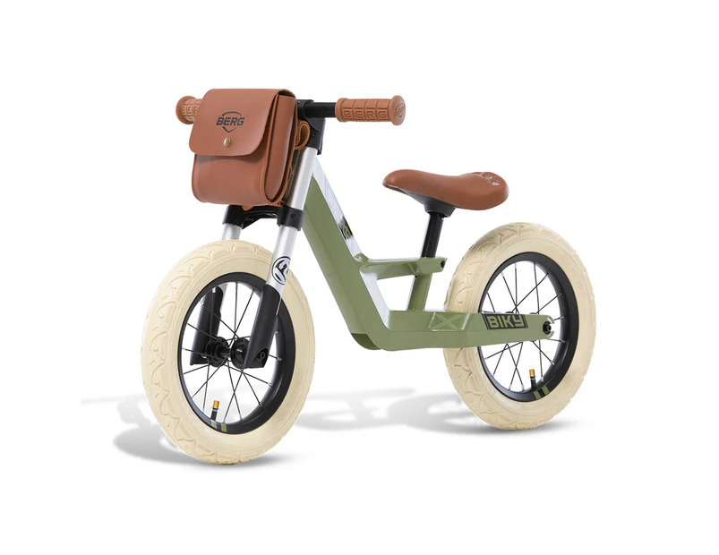 Berg Biky Retro Toddler/Kids/Children's Push Balance Bike Ride On Green 2-5y