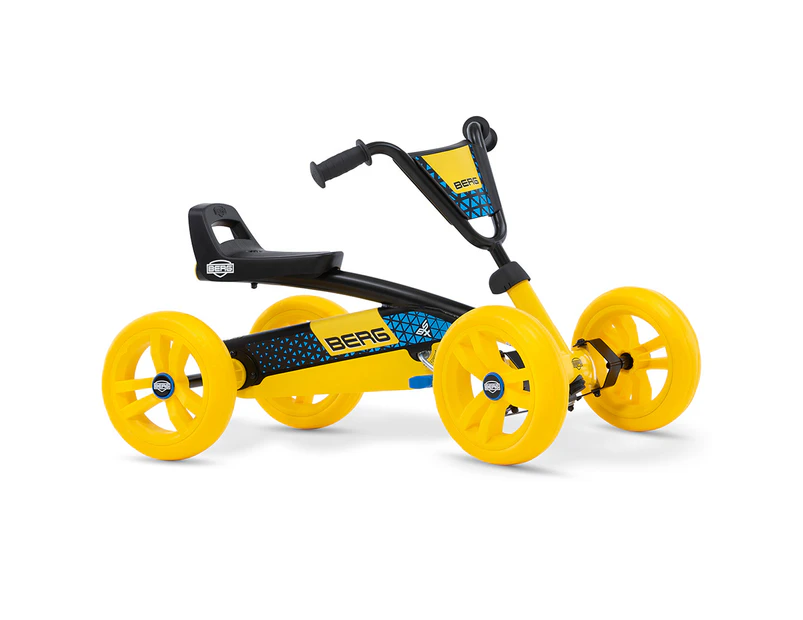 Berg Buzzy BSX Kids/Children's Pedal Bike Go Kart Ride On Toy Car Yellow 2-5y